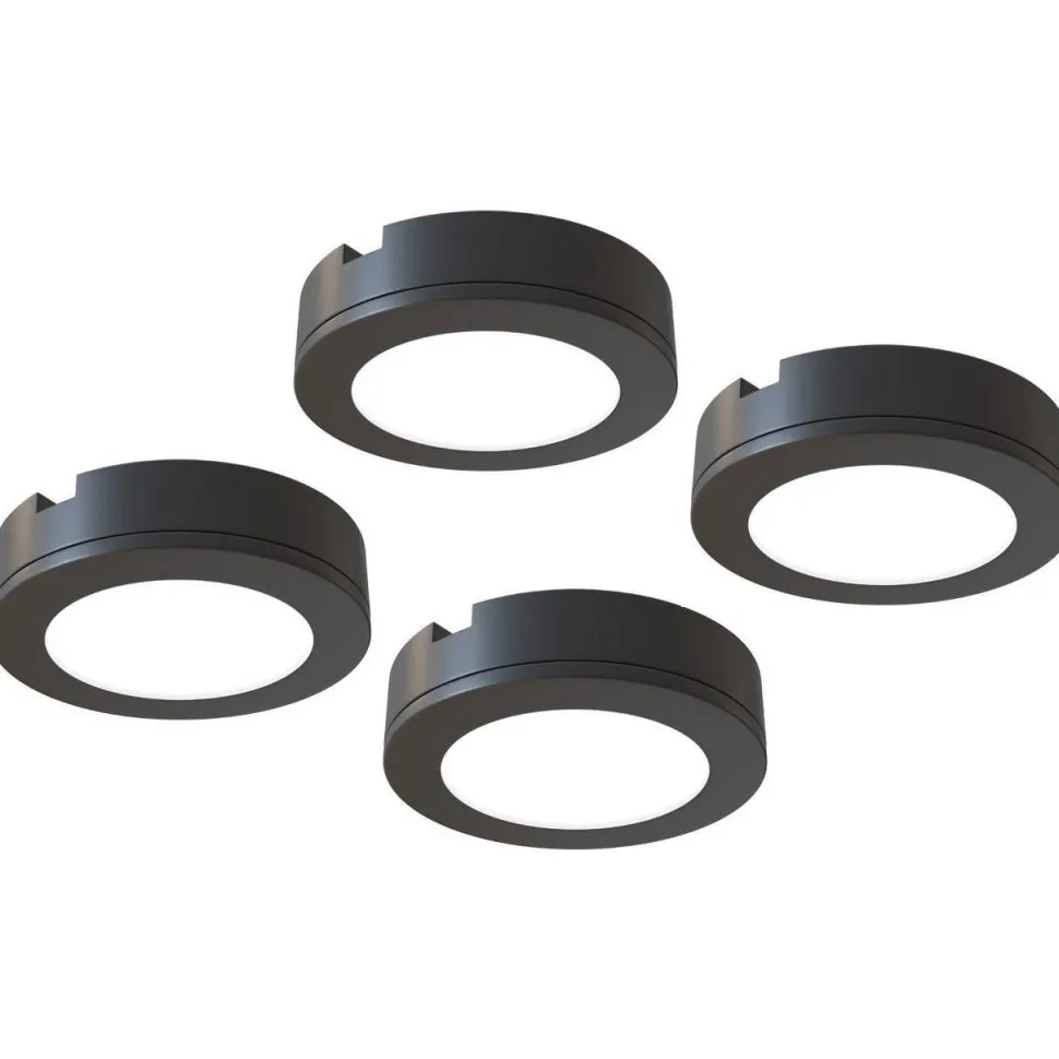 LED-kalustevalaisin Limente LED-LENOX 4000K 4kpl messinki