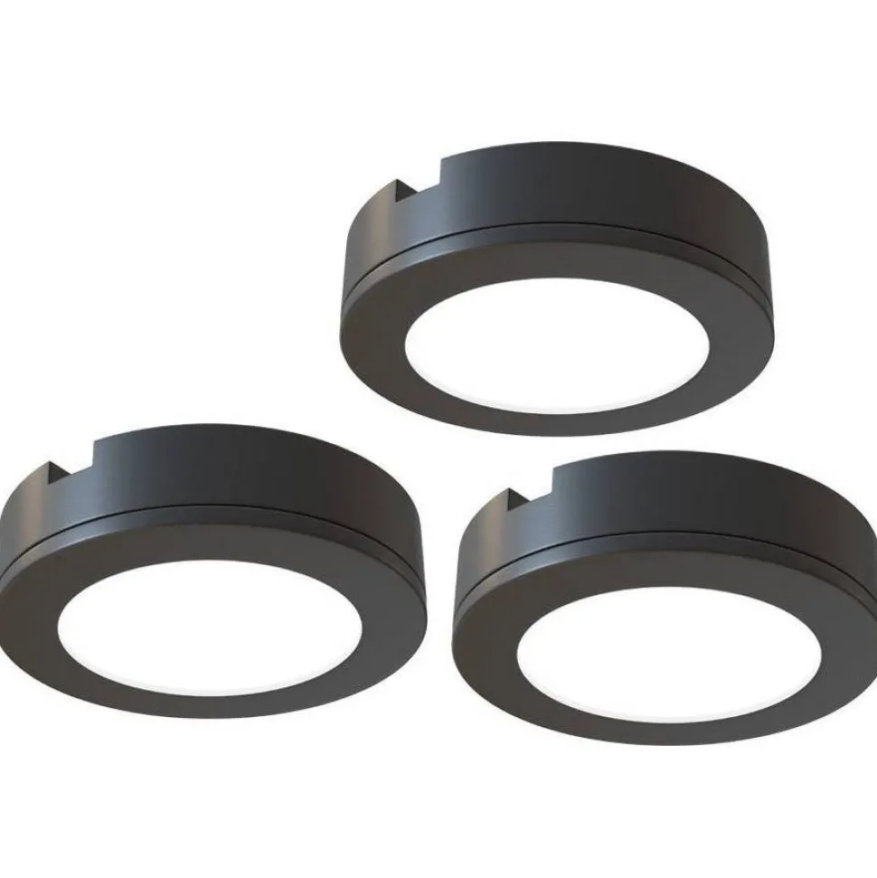 LED-kalustevalaisin Limente LED-LENOX 4000K 3kpl messinki