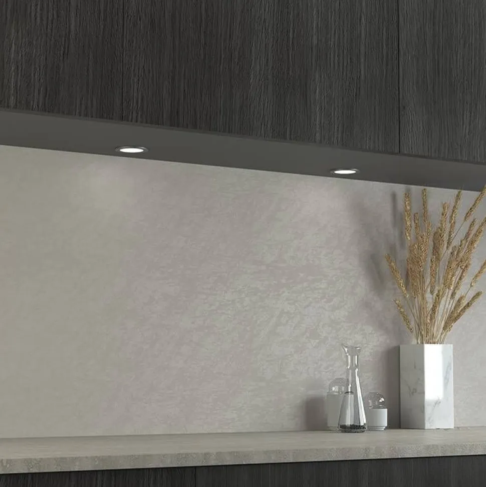 LED-kalustevalaisin Limente LED-LENOX 4000K 5kpl musta