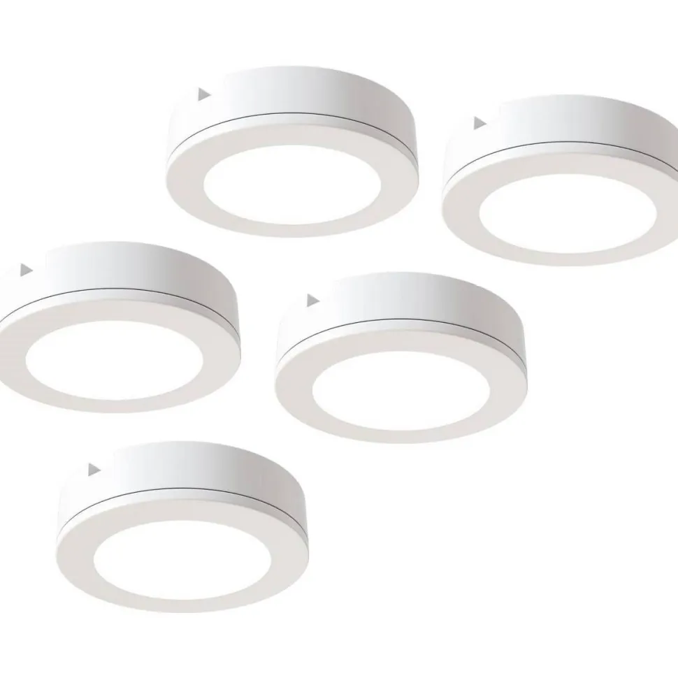 LED-kalustevalaisin Limente LED-LENOX 4000K 5kpl musta