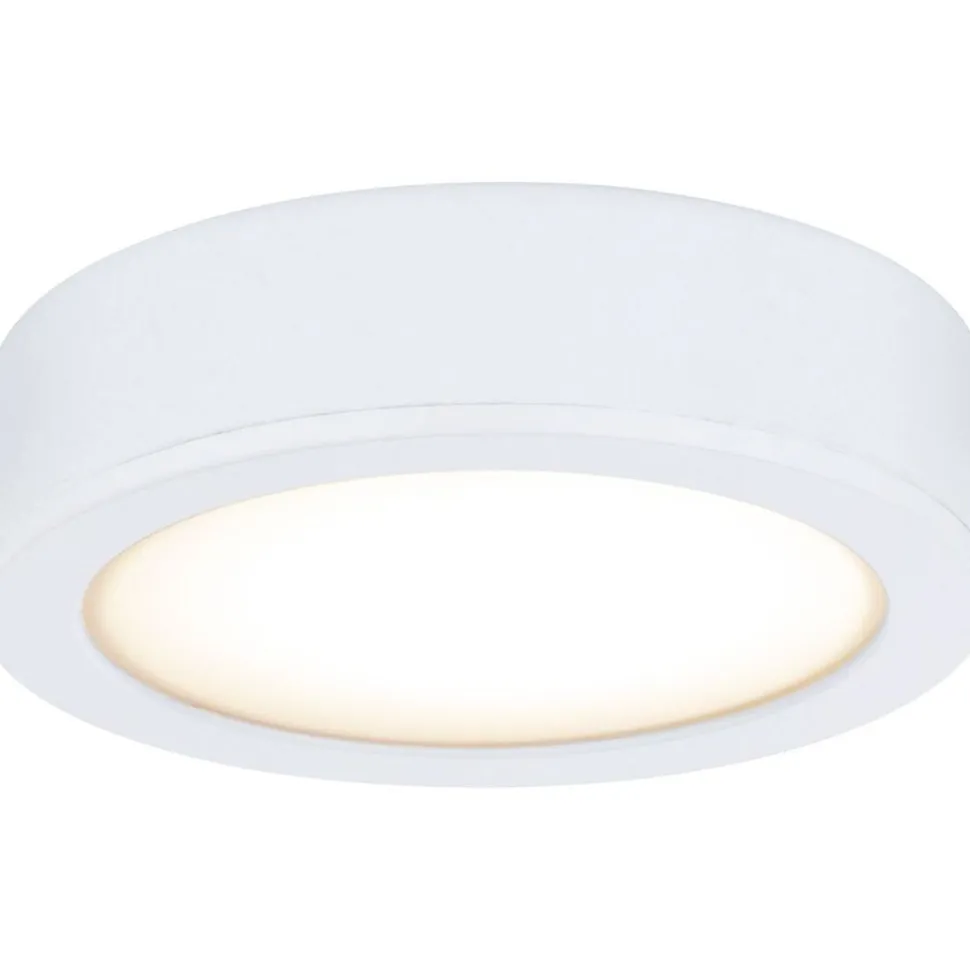 LED-kalustevalaisin Paulmann Clever Connect Disc, 3kpl, säädettävä värilämpötila, mattavalkoinen