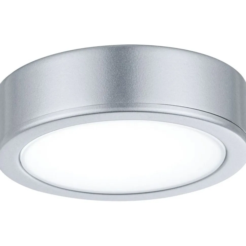 LED-kalustevalaisin Paulmann Clever Connect Disc, 2.1W, säädettävä värilämpötila, mattakromi
