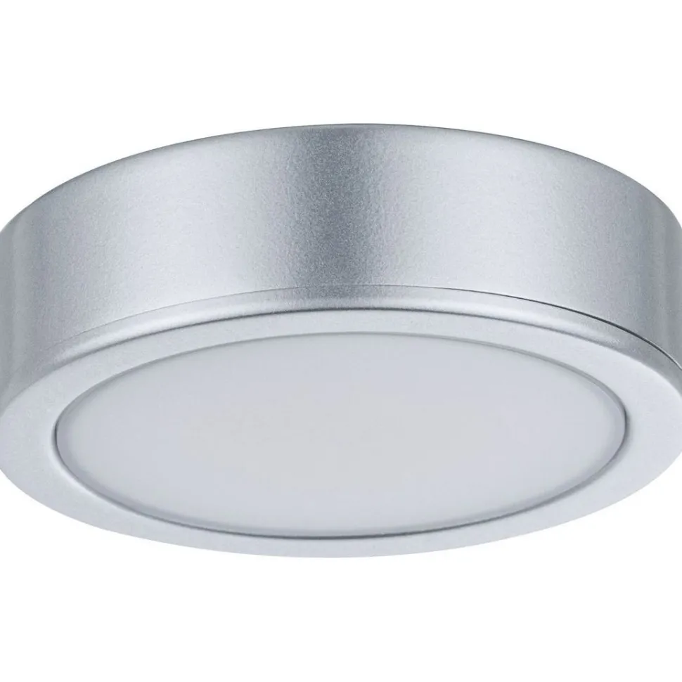 LED-kalustevalaisin Paulmann Clever Connect Disc, 2.1W, säädettävä värilämpötila, mattakromi