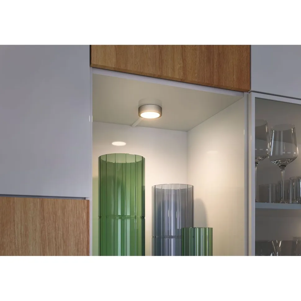 LED-kalustevalaisin Paulmann Clever Connect Disc, 2.1W, säädettävä värilämpötila, mattakromi