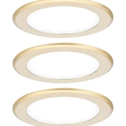 LED-kalustevalaisin Paulmann Ø65mm 3000K upotettava 2.5W 180lm kromi, 3kpl/pkt