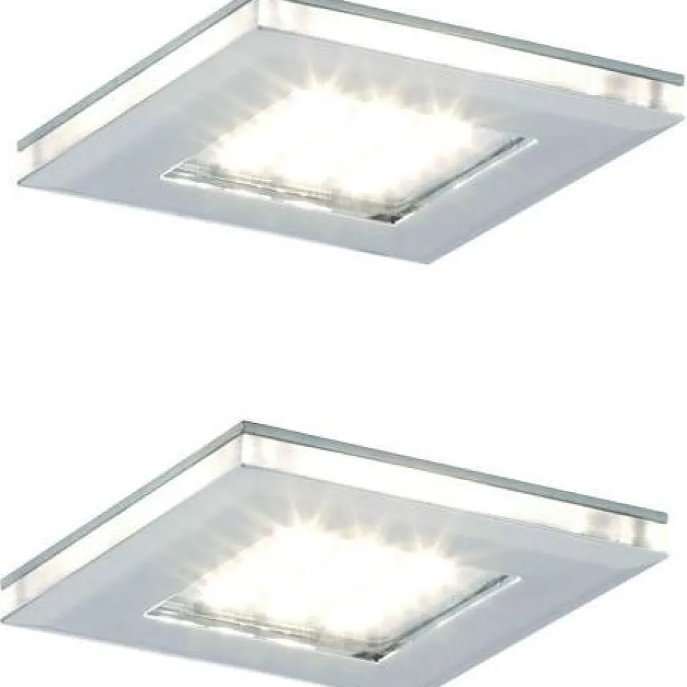 LED-kalustevalaisinsetti Limente LED-Vita 10 2x4.2W 24V kromi