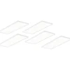 LED-kalustevalaisinsetti Limente LED-Flat 22 5x7.6 W valkoinen