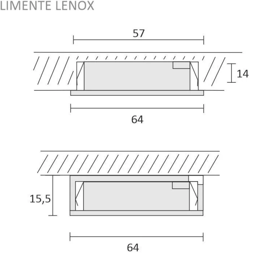 LED-kalustevalaisinsetti Limente LED-LENOX, 1x4W, 3000K, valkoinen
