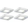 LED-kalustevalaisinsetti Limente LED-Vita 10 4x4.2W 24V kromi