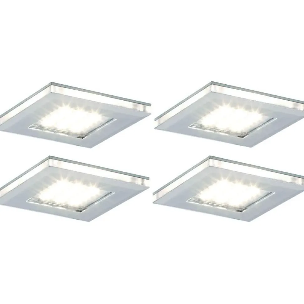LED-kalustevalaisinsetti Limente LED-Vita 10 4x4.2W 24V kromi