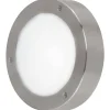 LED-katto-/seinävalaisin Eglo Vento 2, ruostumaton teräs/valkoinen