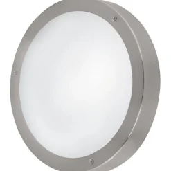 LED-katto-/seinävalaisin Eglo Vento 1, ruostumaton teräs/valkoinen