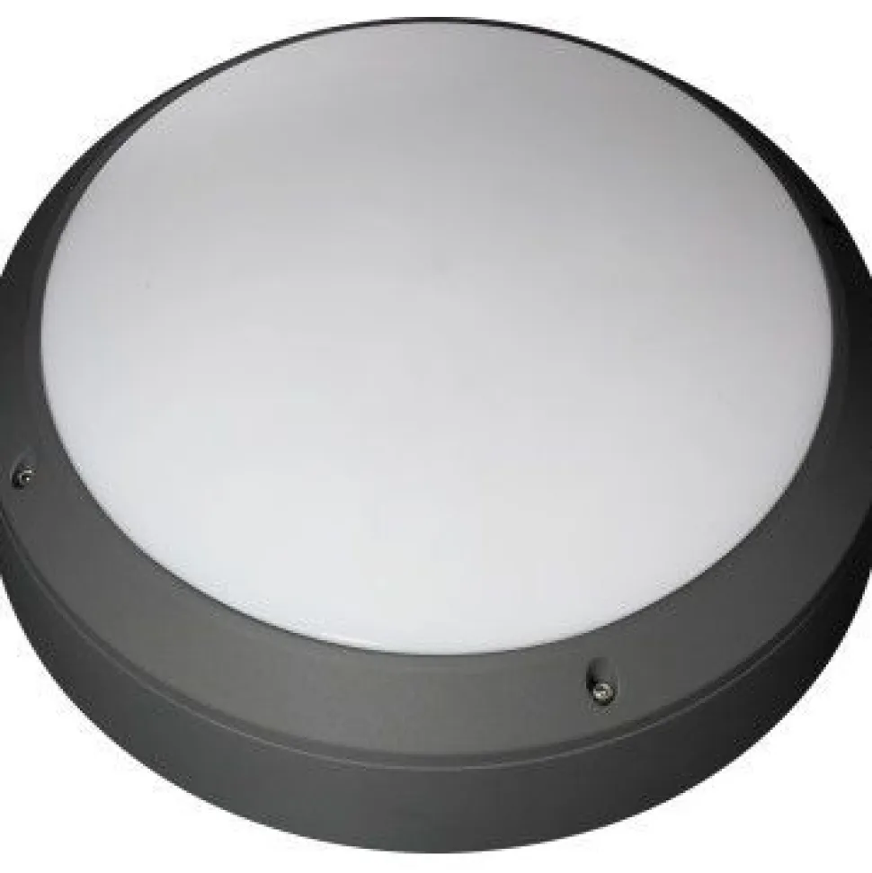 LED-katto/seinävalaisin Ensto Forte FO360.19GH IP65 19W/840 PC ulkokäyttöön