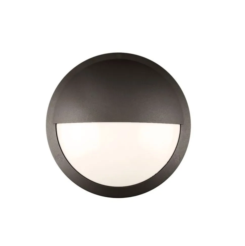 LED-katto/seinävalaisin Hide-a-lite Moon Public Eye antrasiitti IK10