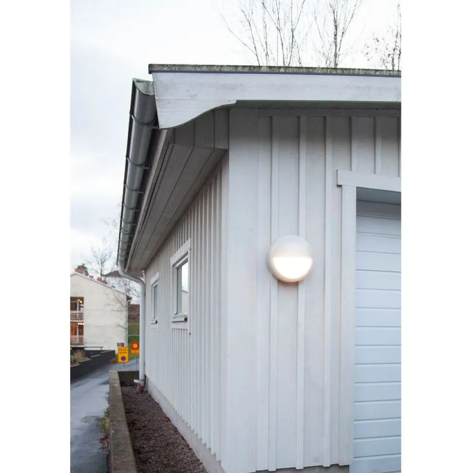 LED-katto/seinävalaisin Hide-a-lite Moon Public Eye valkoinen IK10