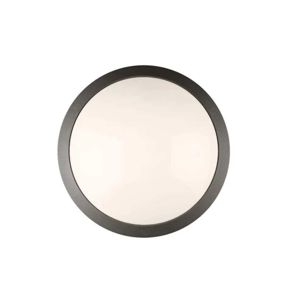 LED-katto/seinävalaisin Hide-a-lite Moon Public Round antrasiitti IK10