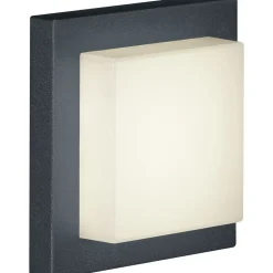 LED-katto-/seinävalaisin Hondo 140x140x65 mm antrasiitti