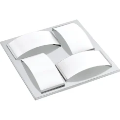 LED-katto-/seinävalaisin ulos Eglo Wasao 1 4-osainen kromi valkoinen 94884