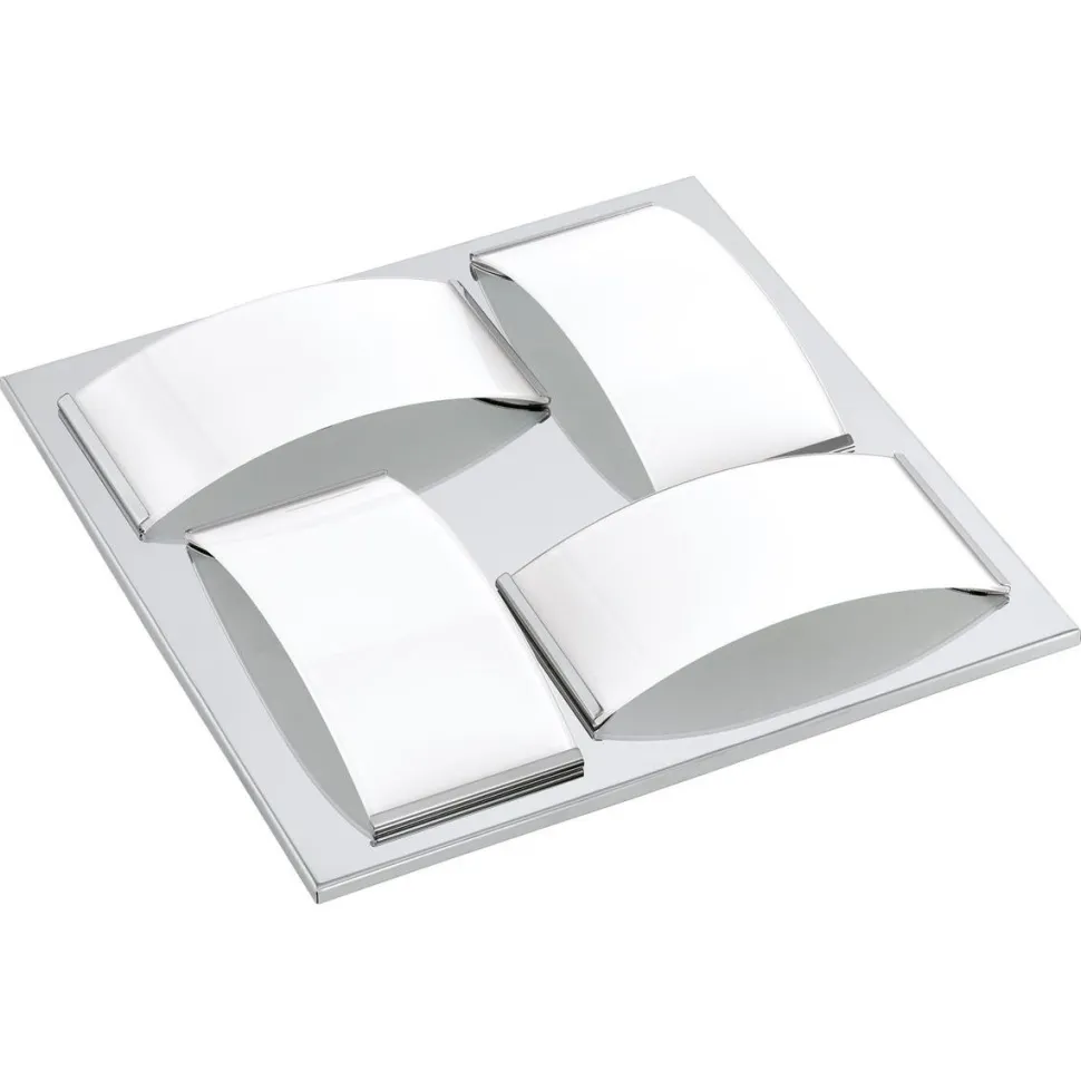 LED-katto-/seinävalaisin ulos Eglo Wasao 1 4-osainen kromi valkoinen 94884