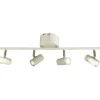 LED-kattospotti Aneta Lighting Gusto 4-osainen suora valkoinen himmennettävä