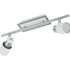 LED-kattospotti Davida 390x70 mm 2-osainen valkoinen/kromi