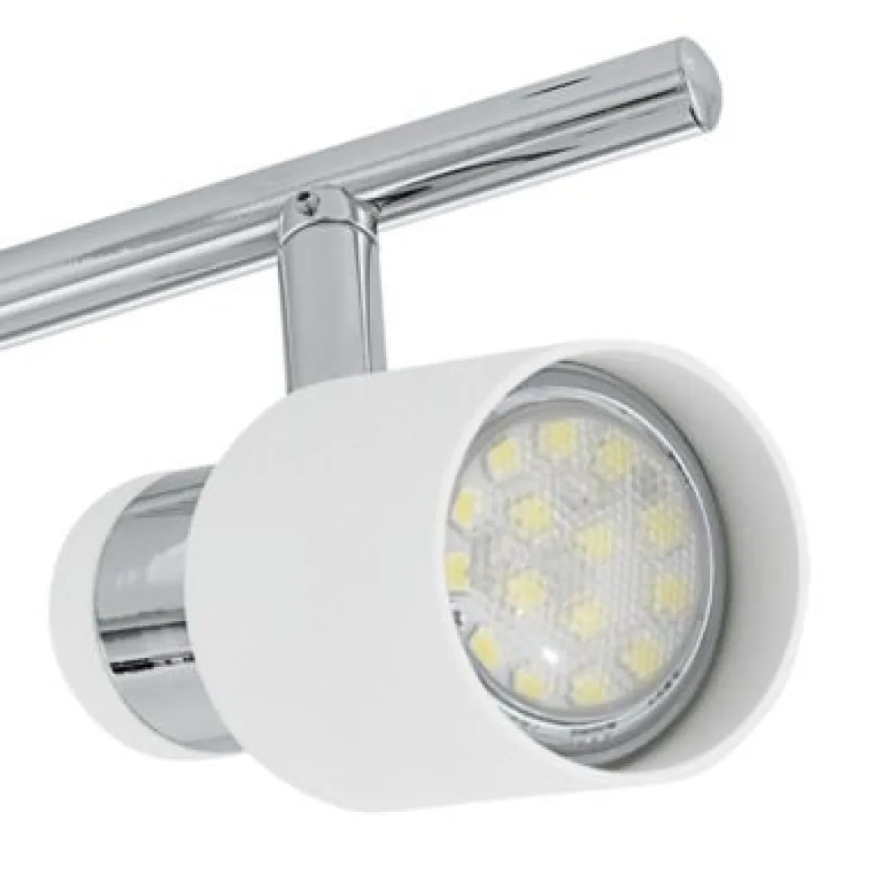 LED-kattospotti Davida 390x70 mm 2-osainen valkoinen/kromi