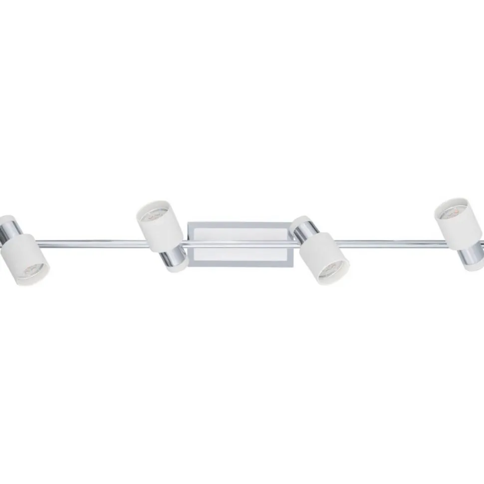 LED-kattospotti Davida 780x70 mm 4-osainen valkoinen/kromi