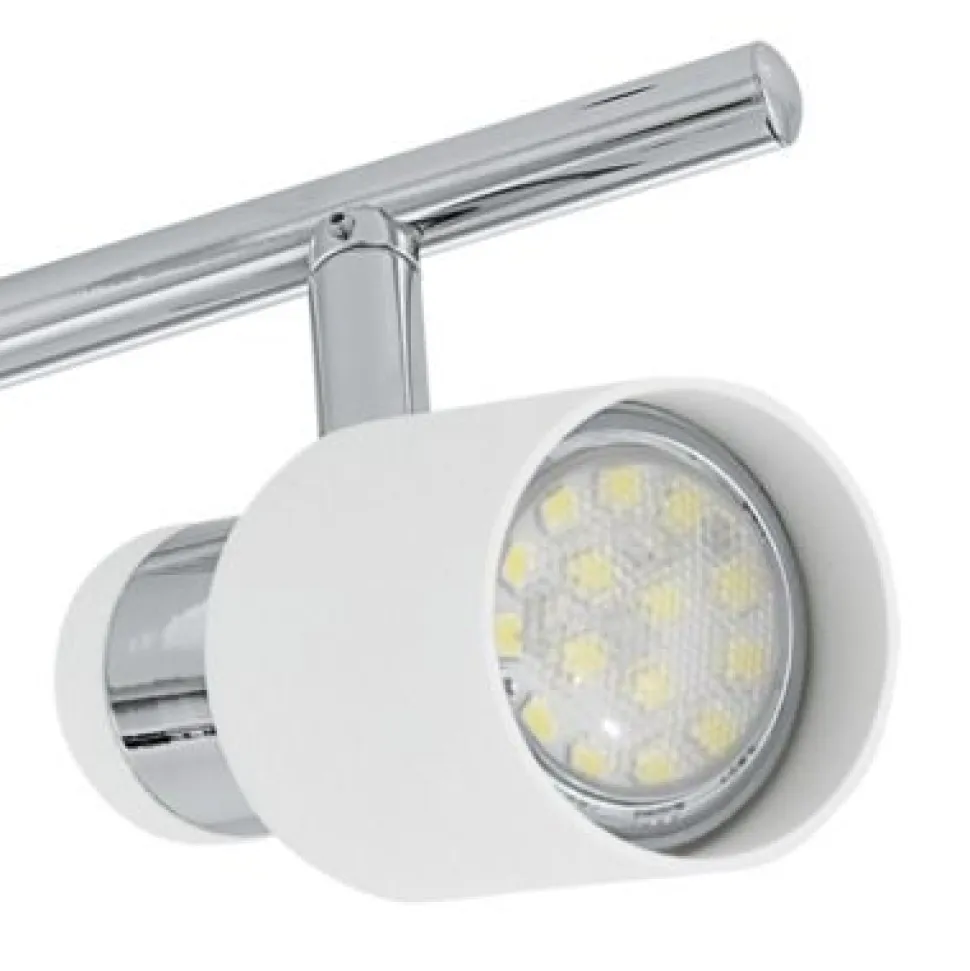 LED-kattospotti Davida 780x70 mm 4-osainen valkoinen/kromi