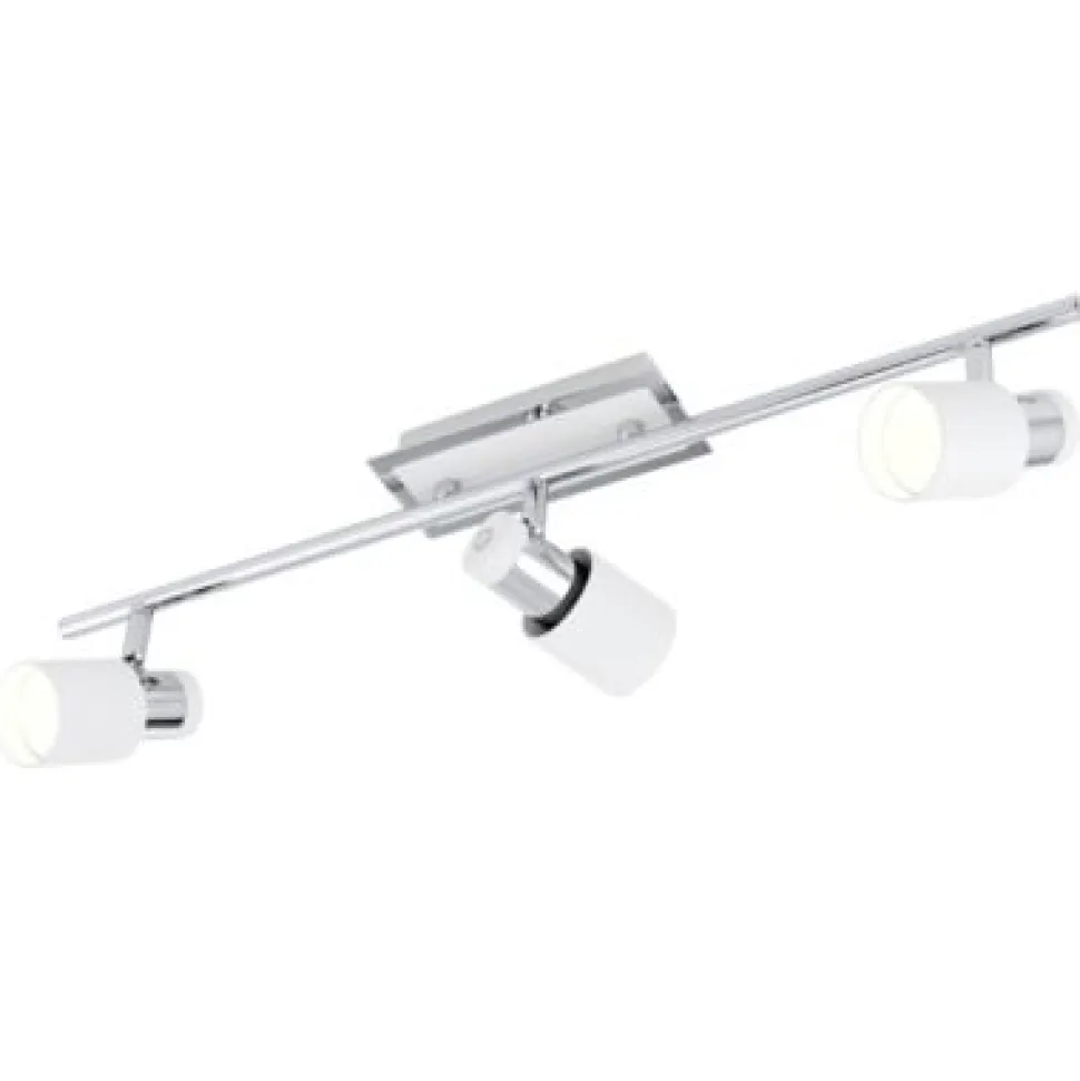 LED-kattospotti Davida 580x70 mm 3-osainen valkoinen/kromi
