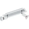 LED-kattospotti Eglo Sarria 2-osainen valkoinen kromi 94959