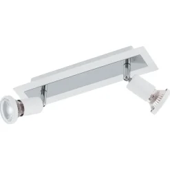 LED-kattospotti Eglo Sarria 2-osainen valkoinen kromi 94959