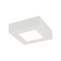LED-kattospotti Globo Svenja 12,2x12,2cm 6W valkoinen