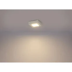 LED-kattospotti Globo Svenja 12,2x12,2cm 6W valkoinen
