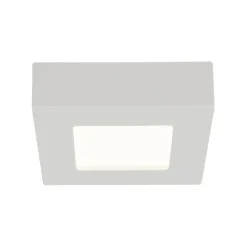 LED-kattospotti Globo Svenja 12,2x12,2cm 6W valkoinen