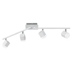 LED-kattospotti Trio Roubaix 145x780x90 mm mattavalkoinen