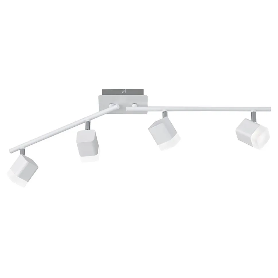 LED-kattospotti Trio Roubaix 145x780x90 mm mattavalkoinen