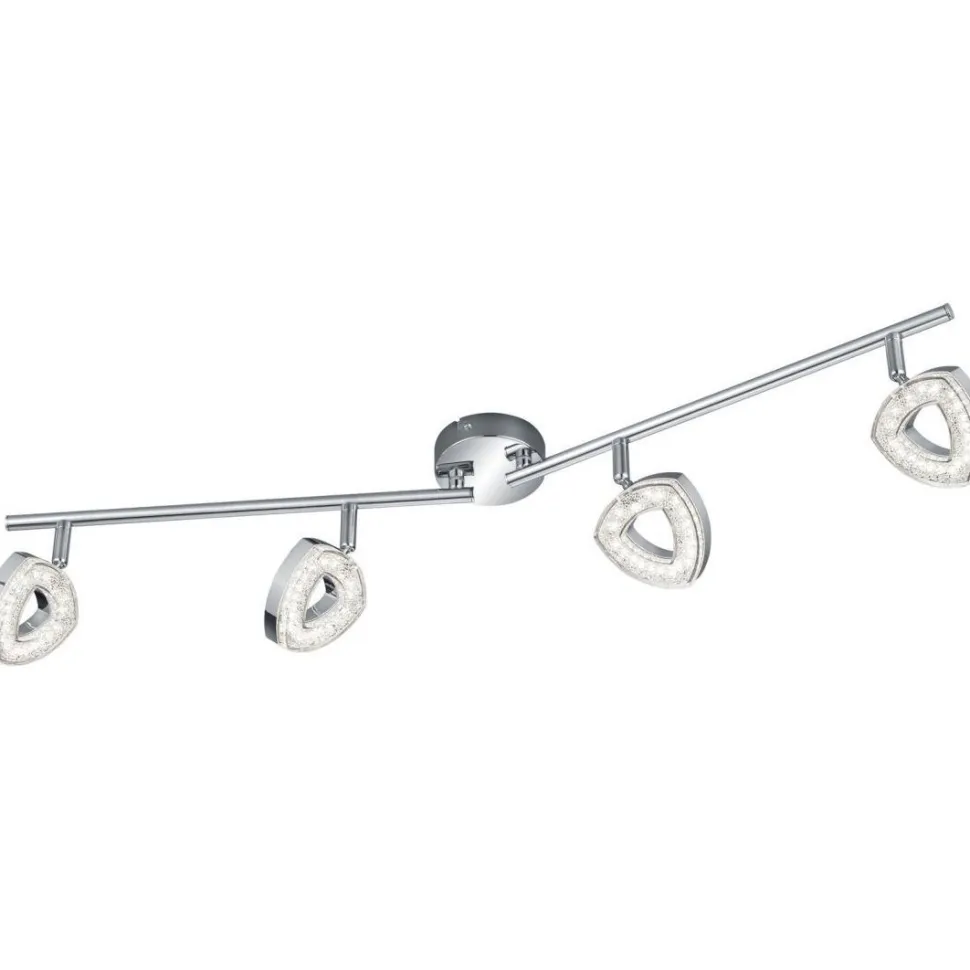 LED-kattospotti Trio Tours 800x140x90 mm kromi