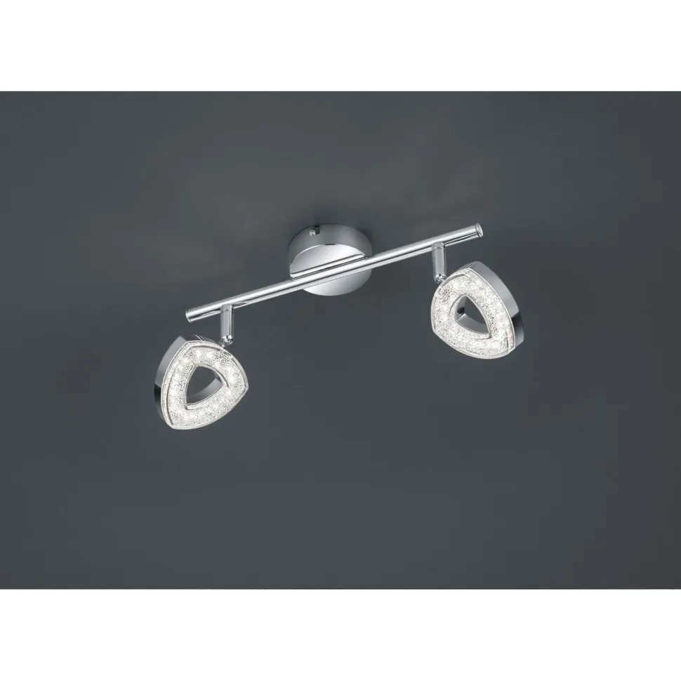 LED-kattospotti Trio Tours 300x130x88 mm kromi