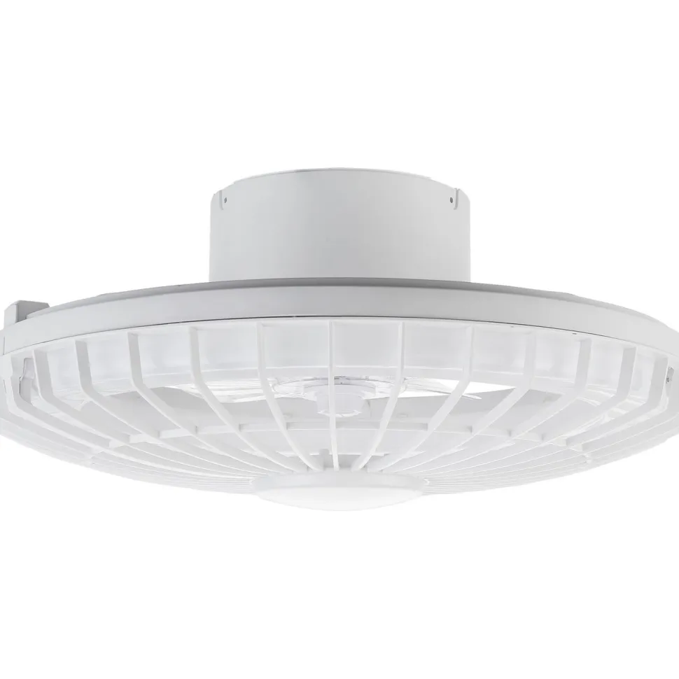Led-kattotuuletinvalaisin FocusLight Milano Led Ø48cm, 2800lm, musta