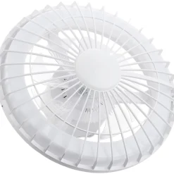 Led-kattotuuletinvalaisin FocusLight Milano Led Ø48cm, 2800lm, musta