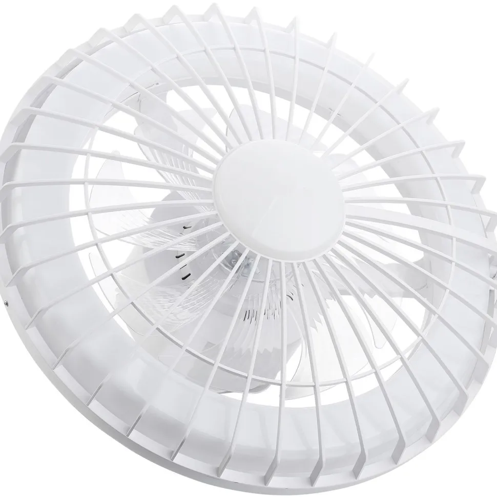 Led-kattotuuletinvalaisin FocusLight Milano Led Ø48cm, 2800lm, musta