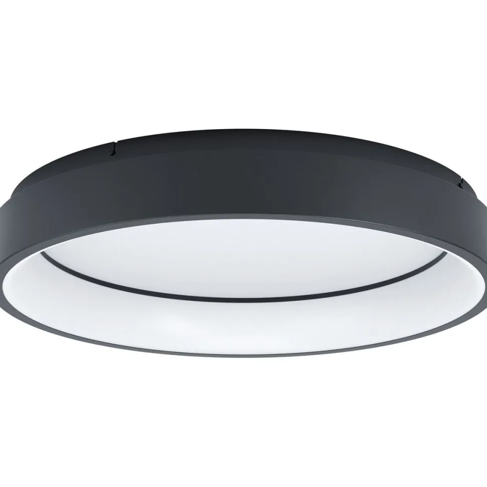 LED-Kattovalaisin Eglo connect.z Marghera-Z 60cm 26W RGBW musta