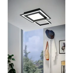 LED-Kattovalaisin Eglo connect.z Savatarila-Z 45x45cm 21.6W RGBW valkoinen