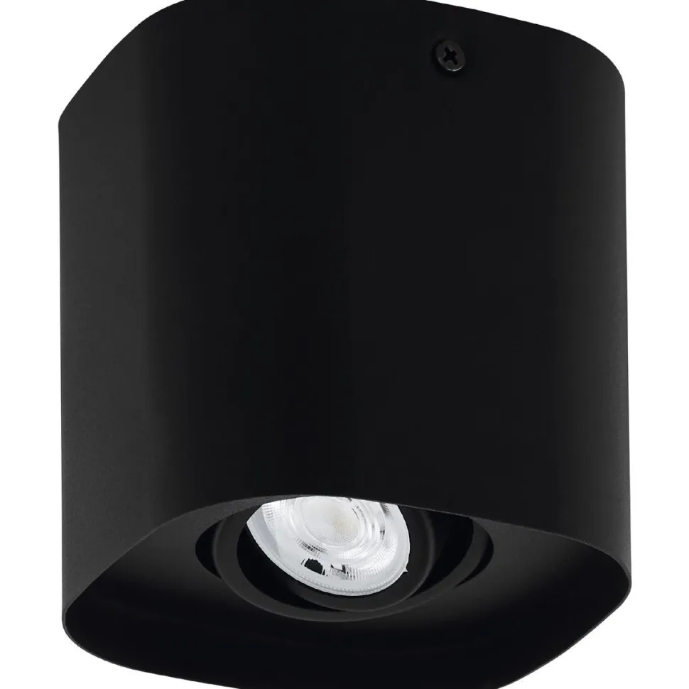 LED-Kattovalaisin Eglo connect.z Caminales-Z 12x12cm 5W RGBW musta