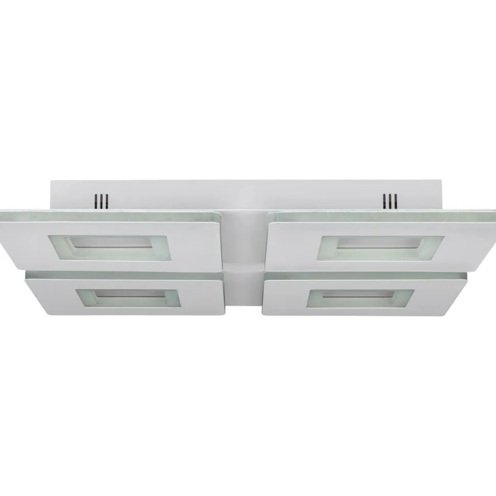 LED-Kattovalaisin Eglo connect.z Padrogiano-z 4-osainen 45x45cm RGBW valkoinen