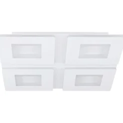 LED-Kattovalaisin Eglo connect.z Padrogiano-z 4-osainen 45x45cm RGBW valkoinen