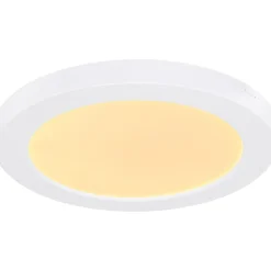 LED-kattovalaisin Globo Lasse Ø13cm, 6W, 3000-6500K, valkoinen