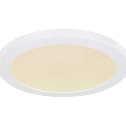 LED-kattovalaisin Globo Lasse Ø13cm, 6W, 3000-6500K, valkoinen