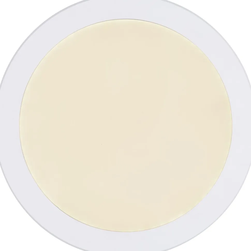 LED-kattovalaisin Globo Lasse Ø13cm, 6W, 3000-6500K, valkoinen