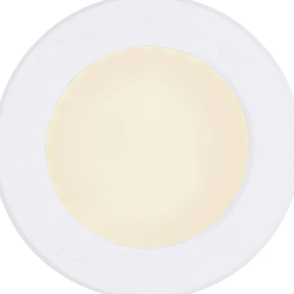 LED-kattovalaisin Globo Lasse Ø13cm, 6W, 3000-6500K, valkoinen